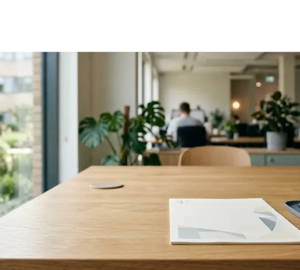 Analyse approfondie d'un document d'assurance emprunteur sur un bureau moderne