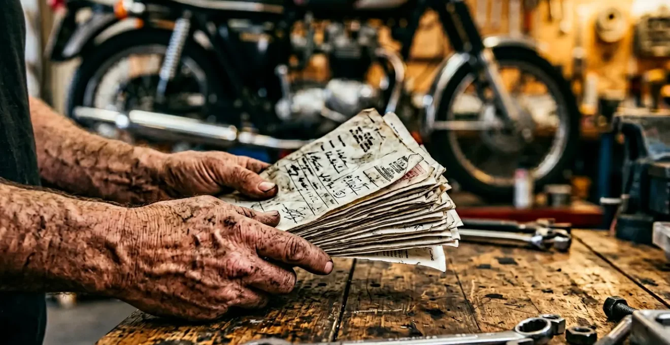 Négociation d'indemnisation pour moto customisée après vol avec documents d'expertise