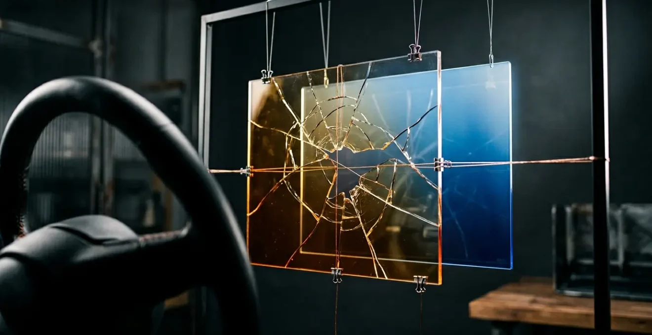 Représentation symbolique de la protection financière face aux risques d'accidents de la circulation en assurance automobile au tiers