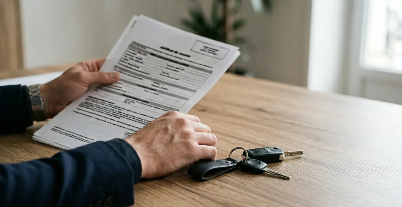 Conducteur gérant la résiliation de son assurance automobile après la vente de son véhicule